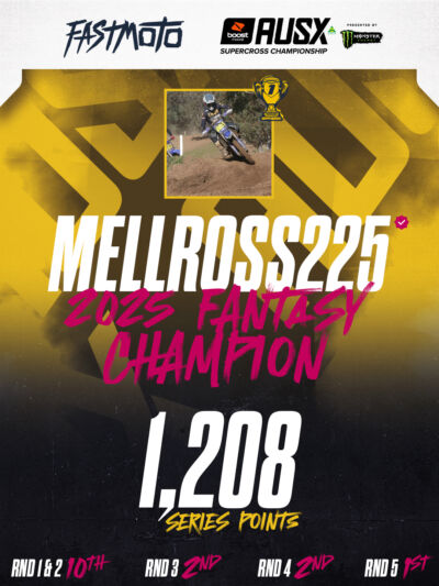 Australian Supercross Fantasy Champion 2025 - Official Fantasy Partner FastMoto Fantasy Supercross